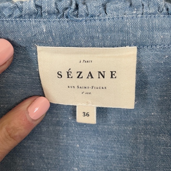 Sezane Blouse size 36. - Picture 3 of 3
